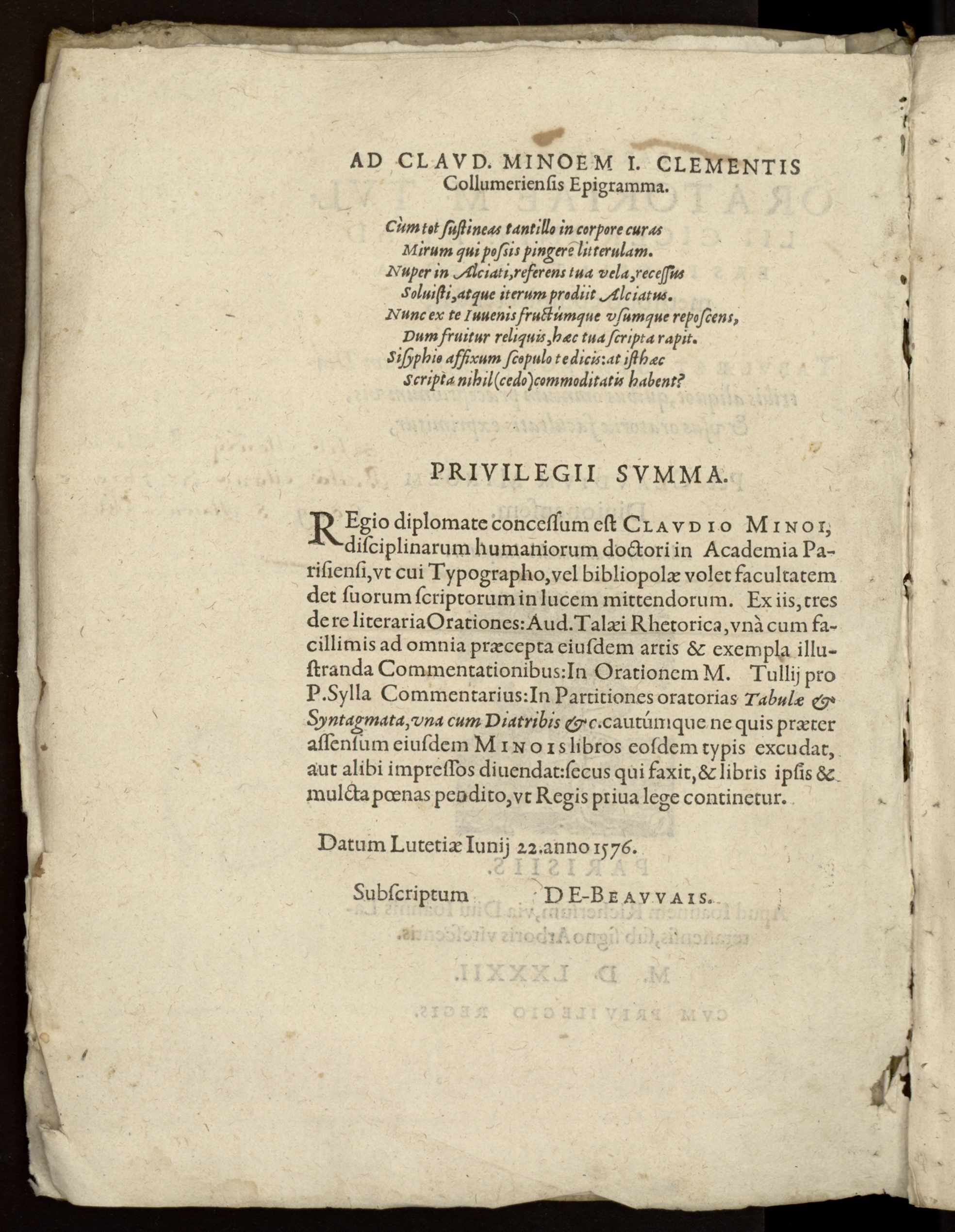 Numérisation d'un ornement